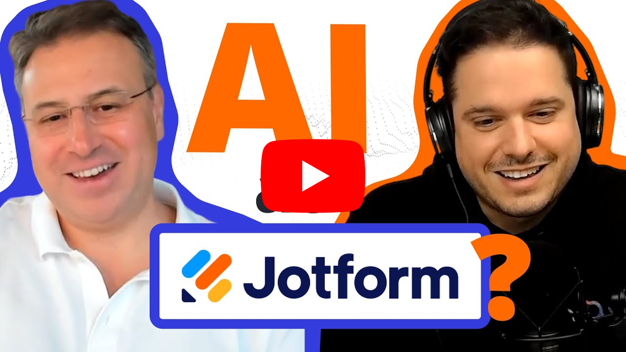 How AI CHANGED Jotform?! Interview with Aytekin Tank