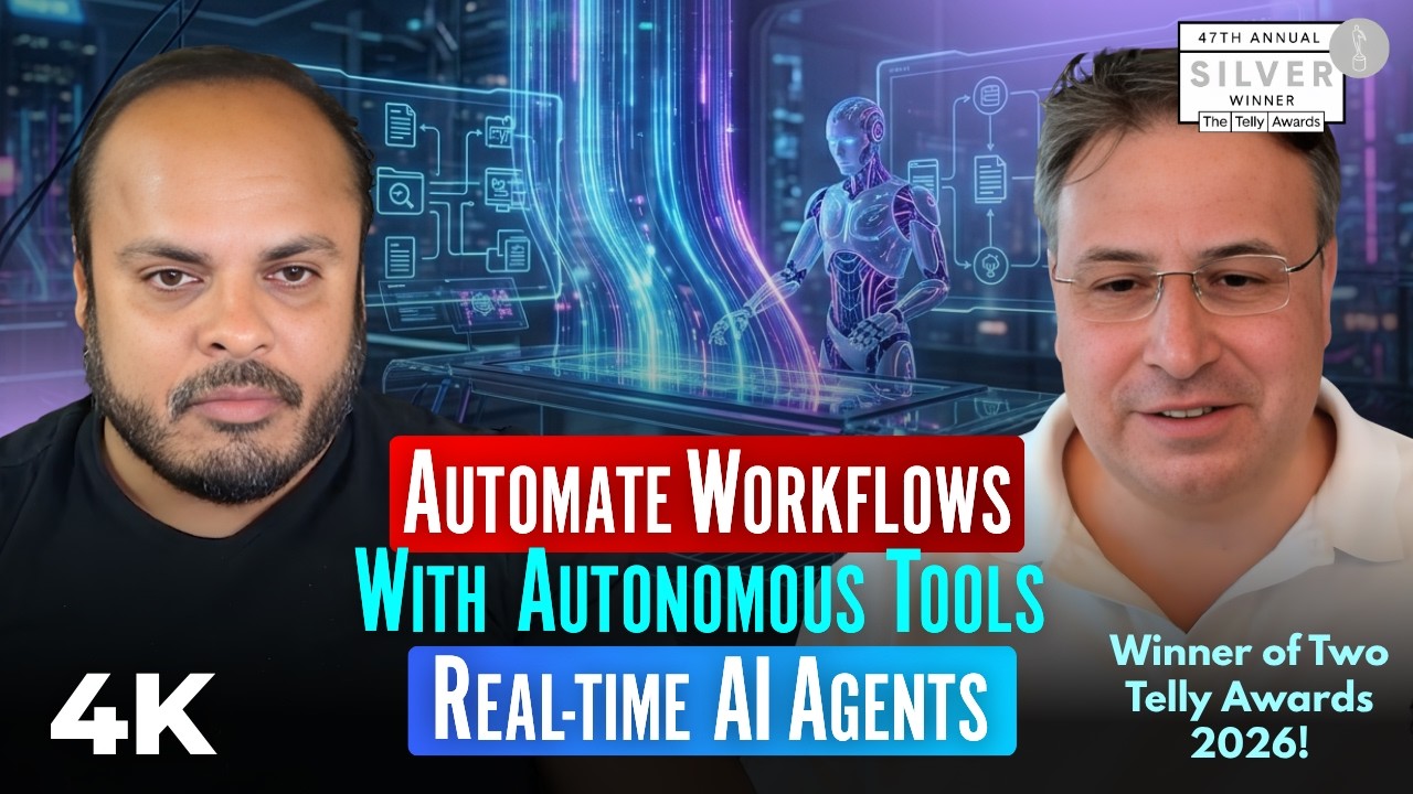 
Automate Workflows w/ Autonomous Tools Real-Time AI Agents